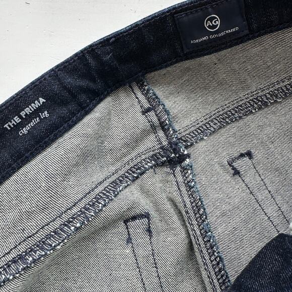 NWT AG Adriano Dark Wash Prima Cigarette Leg 5 Pocket Denim Jean 30R - Picture 10 of 16